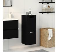 EMYRLXQW Ensemble de meubles de salle de bain - Armoire murale de salle de bain - Chêne noir - 30 x 30 x 80 cm - Fabriqué à partir de bois d'ingénierie