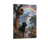 EMYXPAQM Impression Sur Toile Avec Mâtin Espagnol Tableau Sur Toile Chien Sanglier Moderne Tableau Décoration Pour Bain Salon Chambre Restaurant Idée Cadeau 08x12inch(20x30cm)