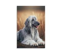 EMYXPAQM Tableau Sur Toile Berger Anglais Ancestral Tableau Decoration Murale Salon Prairie Image Sur Toile Déco Maison Pour Cuisine, Bureau, Bar, Cadeau Original 12x18inch(30x45cm)