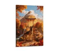 EMYXPAQM Tableau Sur Toile Berger Belge Tableau Decoration Murale Salon Chemin de Montagne Peinture Sur Toile Maison Décorations Pour Chambre À Coucher Salon Entrée Idée Cadeau 08x12inch(20x30cm)