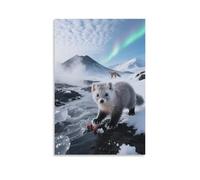 EMYXPAQM Tableau Sur Toile Martre des Pins Tableau Decoration Murale Salon Moderne Glacier Impression Sur Toile Déco Maison Pour Maison Bain Salon Chambre Cadeau Original 12x18inch(30x45cm)