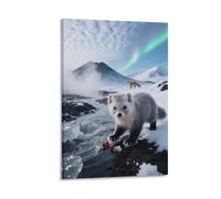 EMYXPAQM Tableau Sur Toile Martre des Pins Tableau Decoration Murale Salon Moderne Glacier Impression Sur Toile Déco Maison Pour Bain Salon Chambre Restaurant Cadeau Original 08x12inch(20x30cm)