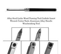 en acier allié outil de tournage du bois clé à insertion en carbure outils de coupe poignée en alliage d'aluminium outil de travail du bois qualité professionnelle solide durable (7)