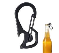 en acier inoxydable - 5,8 x 2,4 x 0,25 cm, matériel de 13 g, clip de sécurité multifonction, outil utilitaire ergonomique | Pour randonnée, cueillette de fruits, arbre d'escalade, porte-clé