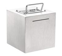 en Acier Inoxydable incassable et réutilisable de 15,2 cm - Caisse en métal - pour Les Occasions spéciales Thanksgiving Entreprise Bureauxes Étude Chambre Salon Maison Tirelires