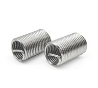 en acier inoxydable, Insertion de filetage de fil de bague de vis à filetage fin en acier inoxydable 304, plusieurs tailles(M6x0.75x1D-20pcs)