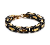 en Acier Inoxydable Masculin, de Couple de Liaison, Bijoux pour Hommes intemporels, 200x8 mm, Acier Inoxydable, Pas de Pierre précieuse.