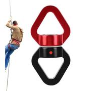 en Aluminium - Anneau pivotant de Verrouillage en Forme de D | Clip d'escalade fabriqué en Aviation avec Force de Tension de 30 KN, connecteur pivotant pour randonnée, Camping, Rappel