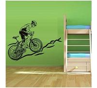 En Amont Vélo Motocross Sport Wall Sticker Vinyle Decal Enfants Chambre Art Déco Mobile Art Mural 80X58Cm