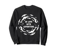 En amour avec Adventure Shark Circle Ocean Wildlife Explorer Sweatshirt