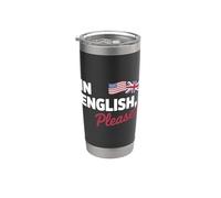 En anglais, Please English Teacher Gobelet isotherme en acier inoxydable double paroi