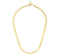 en Argent, plaqué Or Les Femmes, S925 Silver Flat Magic Herringbone Deny Trendy Chain Collier Bohemia Bijoux pour Ses Couples de Filles