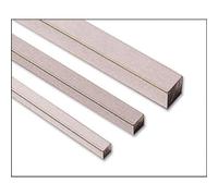 En argent sterling 925 fil carré 0,6 mm (calibre 22) Demi Rigide - 1 m