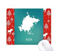 en asie, continent aperçu silhouette carte la souris noël woods - forêt