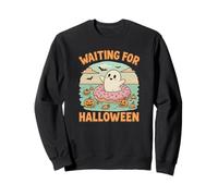 en Attendant Halloween fantôme Summerween Sweatshirt