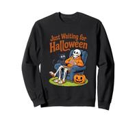 en Attendant Le Compte à rebours d'halloween, Spooky Skeleton Summer Sweatshirt