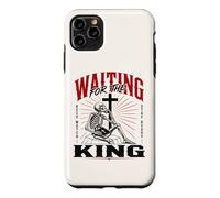 en Attendant Le Roi Squelette chrétien Art biblique Coque pour iPhone 11 Pro Max