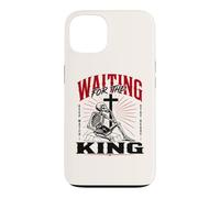 en Attendant Le Roi Squelette chrétien Art biblique Coque pour iPhone 13