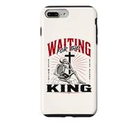 en Attendant Le Roi Squelette chrétien Art biblique Coque pour iPhone 7 Plus/8 Plus