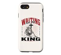 en Attendant Le Roi Squelette chrétien Art biblique Coque pour iPhone SE (2020) / 7/8