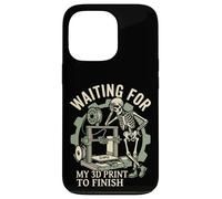 en Attendant Mon Impression 3D pour Terminer Un Design Amusant de créateur Coque pour iPhone 13 Pro