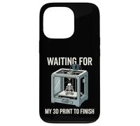 en Attendant Mon Impression 3D pour Terminer Un Design Amusant de créateur Coque pour iPhone 13 Pro