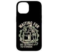en Attendant Mon Impression 3D pour Terminer Un Design Amusant de créateur Coque pour iPhone 14