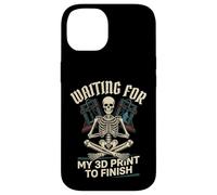 en Attendant Mon Impression 3D pour Terminer Un Design Amusant de créateur Coque pour iPhone 14