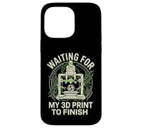 en Attendant Mon Impression 3D pour Terminer Un Design Amusant de créateur Coque pour iPhone 14 Pro Max