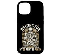 en Attendant Mon Impression 3D pour Terminer Un Design Amusant de créateur Coque pour iPhone 15
