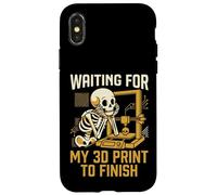 en Attendant Mon Impression 3D pour Terminer Un Design Amusant de créateur Coque pour iPhone X/XS
