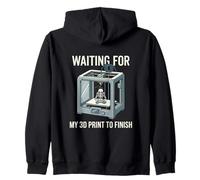 en Attendant Mon Impression 3D pour Terminer Un Design Amusant de créateur Sweat à Capuche