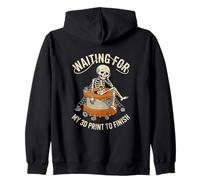 en Attendant Mon Impression 3D pour Terminer Un Design Amusant de créateur Sweat à Capuche