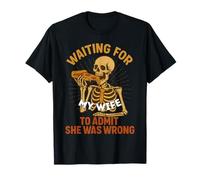 En attendant que ma femme admette qu'elle était mauvais mariage Humour T-Shirt