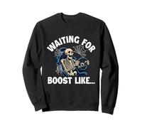 en Attendant Un Boost comme - Voiture de Course Guy Turbo Muscle Car Sweatshirt