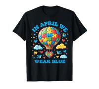 en Avril, Nous portons Un Ballon à air Bleu pour Enfants garçons T-Shirt