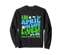 En avril, nous sauvons des vies Don d'organes Mois de la vie Sweatshirt