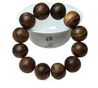 en Bois d'agar Sauvage Authentique du Cambodge, Perles de prière Malas, 20mm