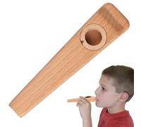 En bois de concert en bois de pêcher de 10,3 cm | Instrument à vent portable pour débutants | Fournit un plaisir musical et un accompagnement pour les , guitare, ukulélé