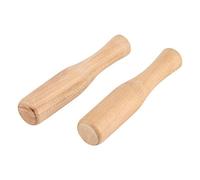En bois pilon, 2pcs en bois pilon alimentaire muddle tige de meulage pour purée Custard boissons et Cocktails Bar Tool