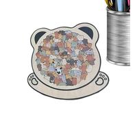 en bois pour adultes | Jeu amusant et sur le thème des animaux - 135 pièces | Pour temps libre, maison, bureau, école, anniversaire et Noël