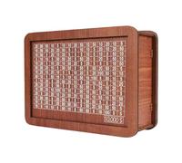 , en Bois - pour économiser de l'argent | 10 000 avec tiques numériques, boîte d'économie décorative rétro avec Compteur pour et