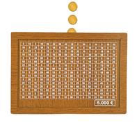 en Bois pour Fonds de Vacances avec Destination d'argent et numéros, pour économiser de l'argent, des pièces de Monnaie, rétro, pour Adultes et