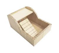 en Bois pour Hamster, Amovible avec échelle, imite Les Conditions de l'habitat pour enrichir Les Soins des Animaux de Compagnie, Confort, Cage à Domicile, Style de Vie, Bien-être