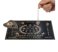 en Bois pour la sorcière - Conseil décoratif métaphysique de la Planchette Ouija, Outil de numéros de Lettres spirituels, Divination Mystique | Conseil de Pendule ésotérique pour Les Pratiques r