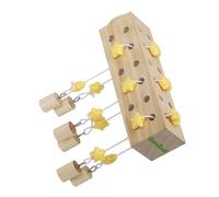 en Bois pour perroquets, Salle de Sport Interactive pour Grimper, Sauter et, Aide à prévenir l ' Ennui chez Les Oiseaux de Compagnie, bâton d ' pour Oiseaux