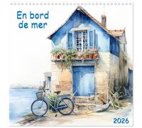 En bord de mer (Calendrier mural carré 2026 30x30 cm) Calendrier double avec une page pour vos prises de notes: Un calendrier pour les amoureux de la ... apporter un peu de sérénité à leur quotidien.