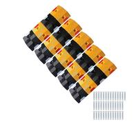 en caoutchouc pour la régulation du trafic, Ralentisseurs en caoutchouc réfléchissants for routes de gravier 1 à 5 pièces véhicule/piéton(5 Pcs)
