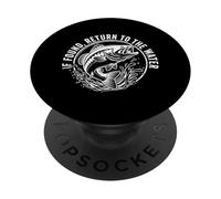 en Cas de découverte, retournez à la pêche à l'achigan PopSockets PopGrip Adhésif
