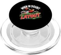 En cas de doute, mise en page, dicton amusant et ultime sur le sport du frisbee PopSockets PopGrip pour MagSafe
